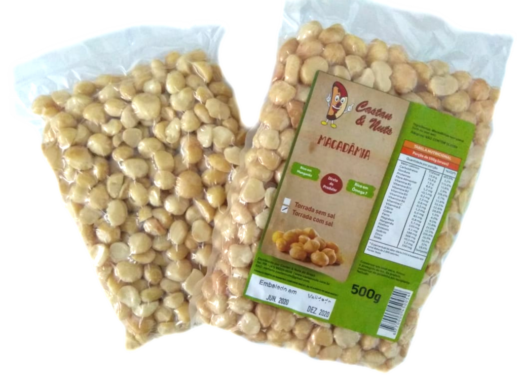 Macadâmia Torrada com sal 500g - Image 2