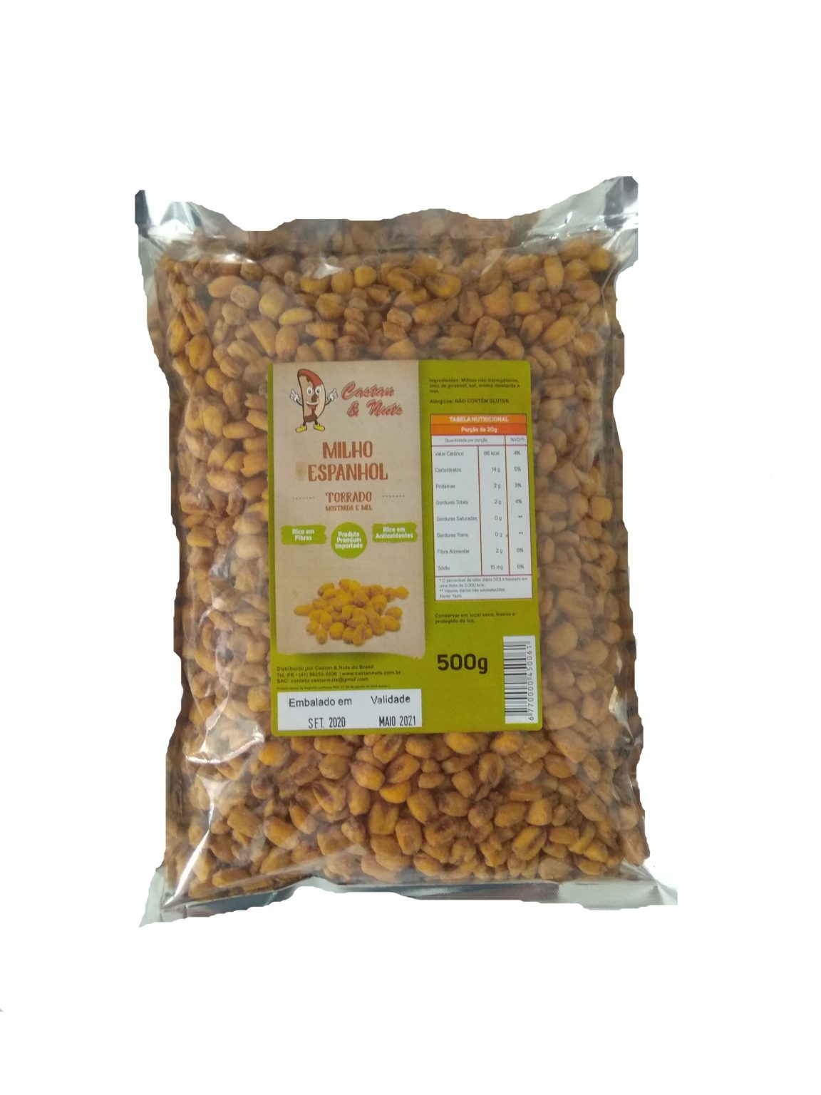 Milho Espanhol Torrado Mostarda e Mel 500g - Image 2