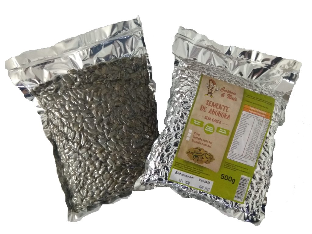 Semente de Abóbora sem casca torrada com sal 500g - Image 2