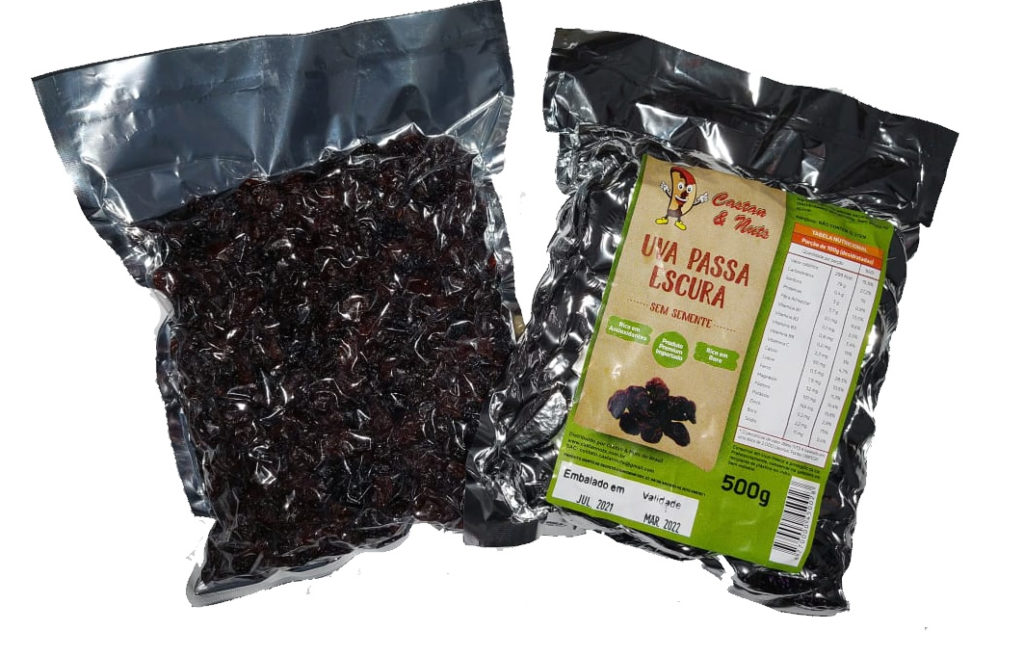 Uva Passa escura sem semente 500g - Image 2